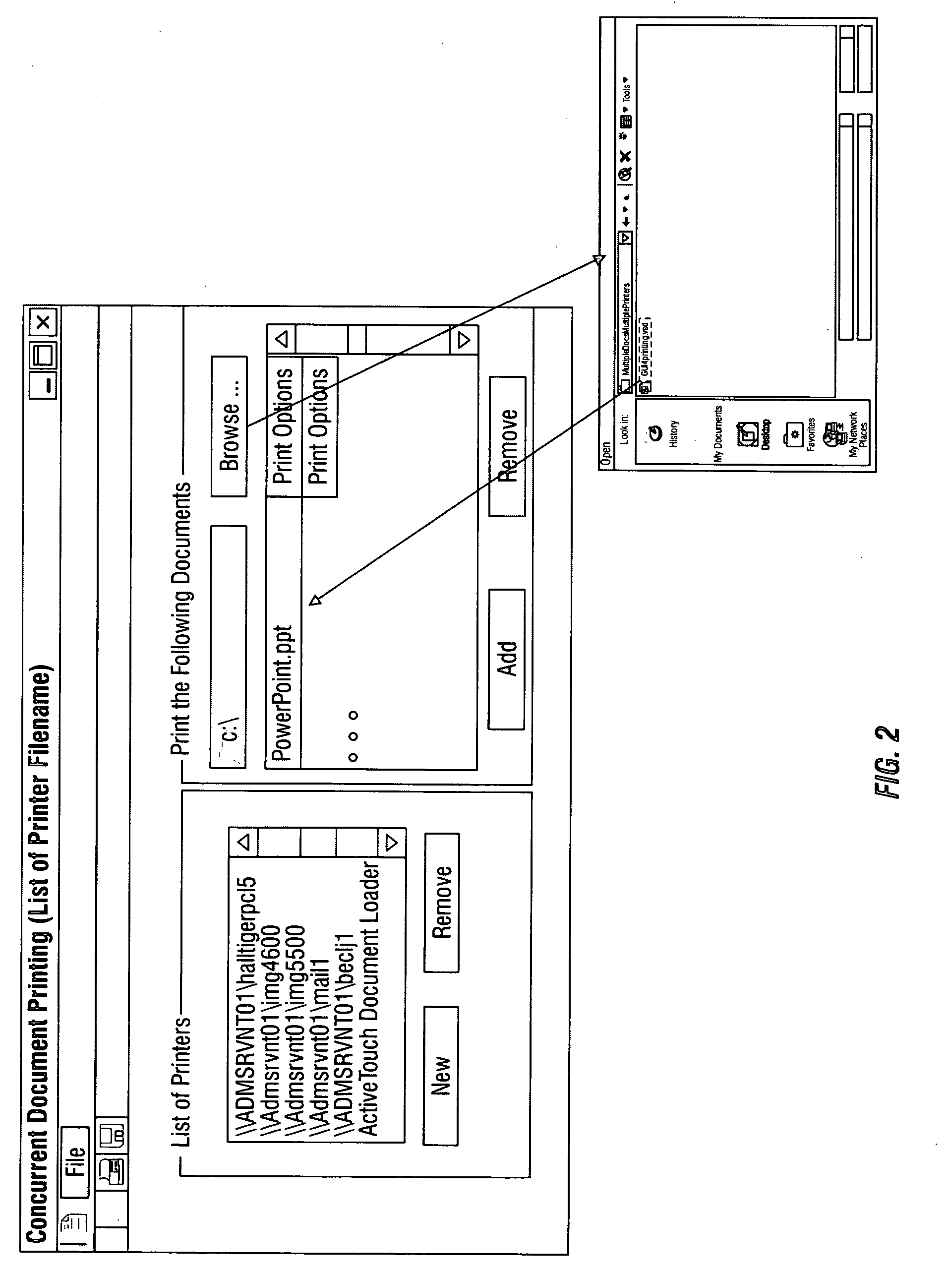 User-defined cluster printing