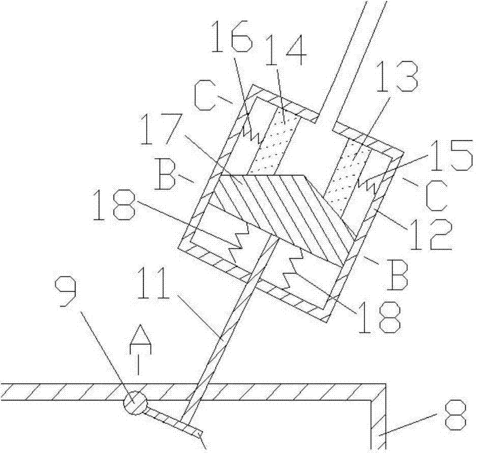 Air pressure type gas relief system