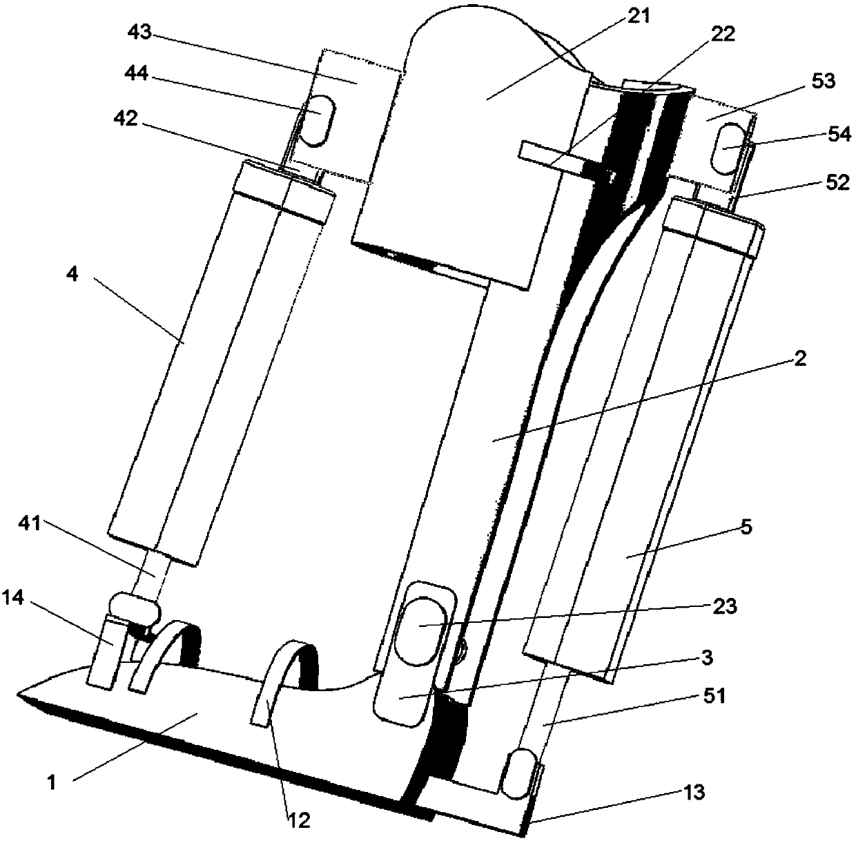 Bidirectional driving ankle rehabilitation training exoskeleton