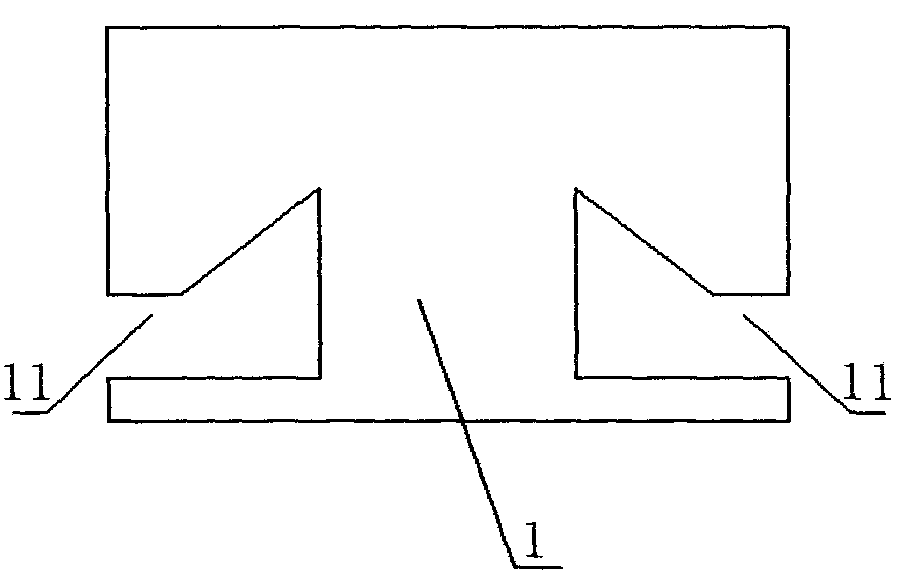 Novel floorboard assembling structure and connecting components thereof