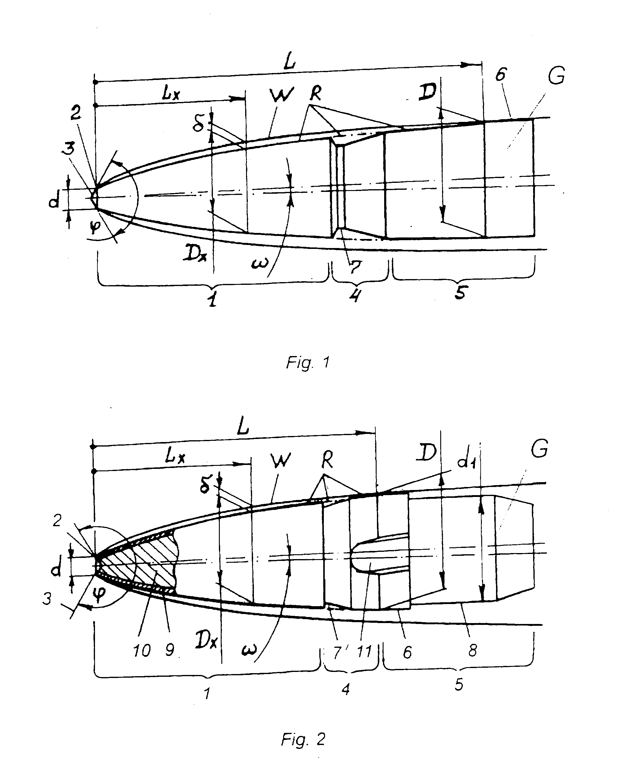 Cavitating core