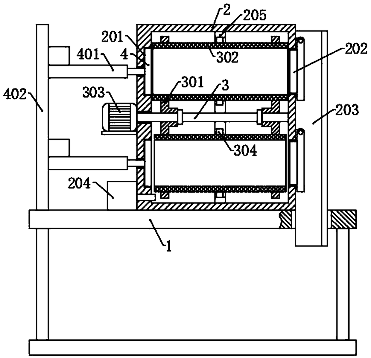 Cleaning device for traditional Chinese medicinal material production and processing