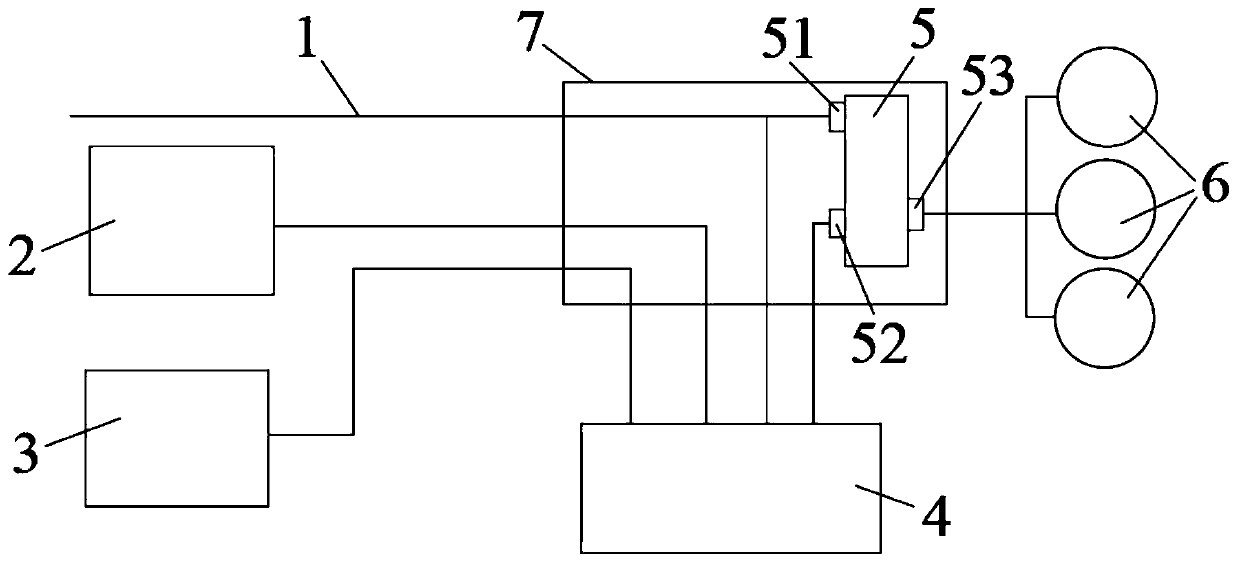 Double-loop household photovoltaic energy storage system and power supply method thereof