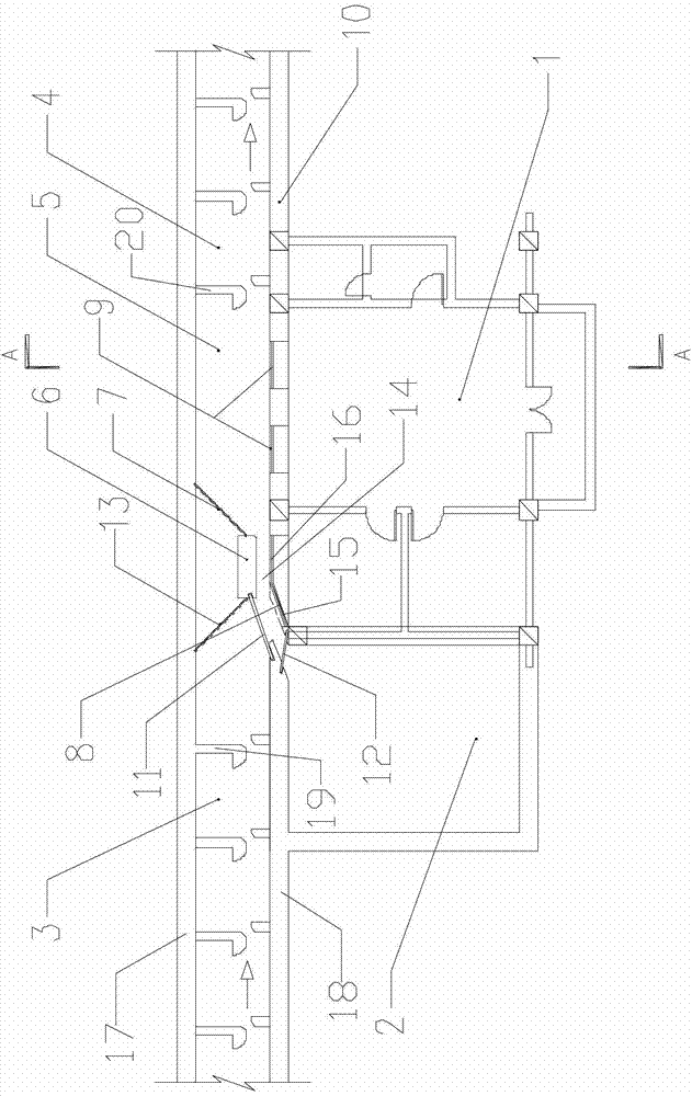 Fishway structure and fish-gathering method