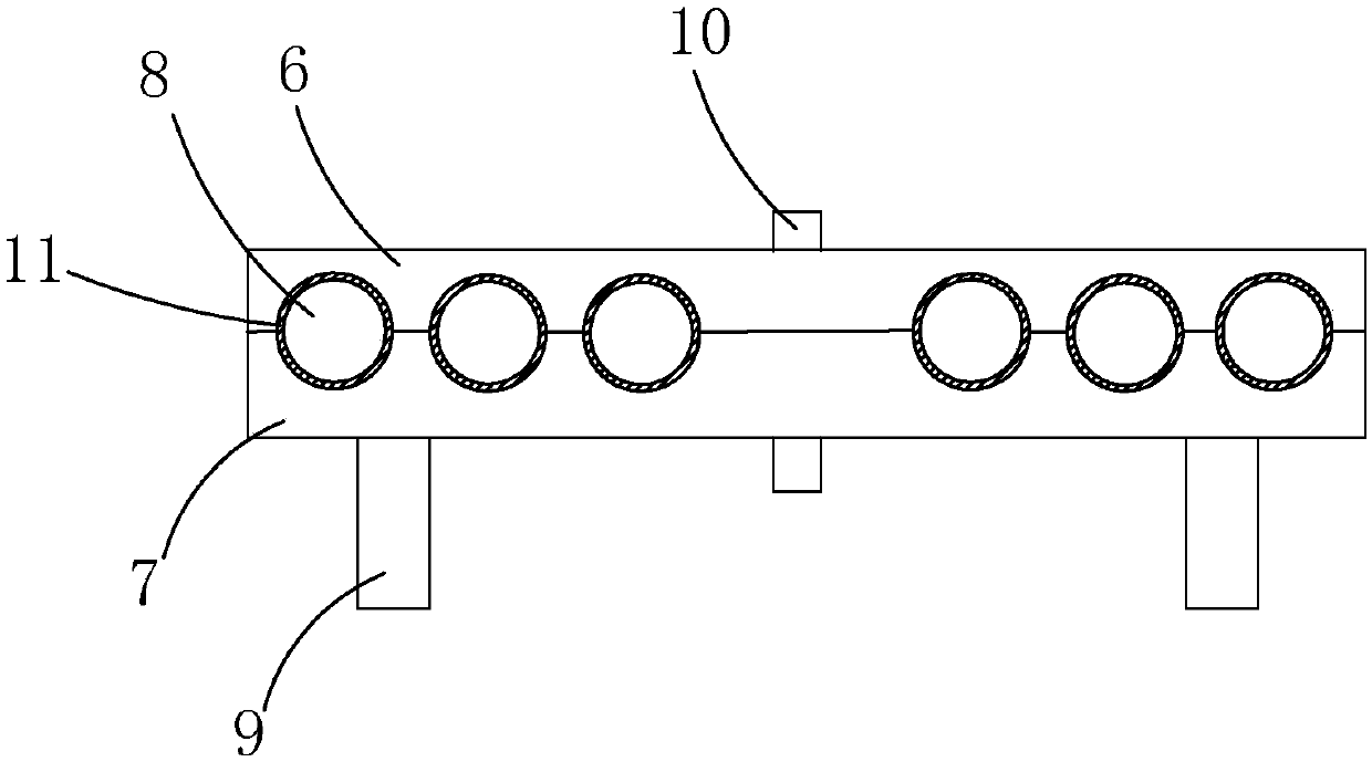 Prefabricated communication cable wiring groove