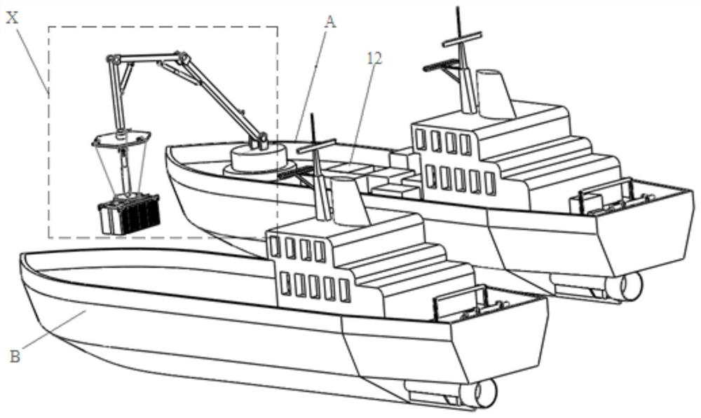 An active rigid-flexible hybrid wave motion compensation device and its control method