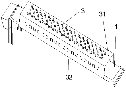 Device for microwave auxiliary breaking of waste concrete of different strengths