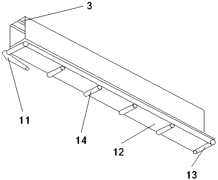 Device for microwave auxiliary breaking of waste concrete of different strengths