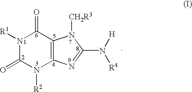 Xanthine phosphodiesterase V inhibitors