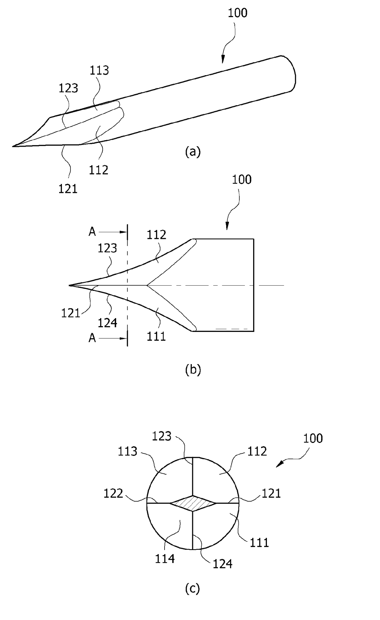 Trocar, method for manufacturing the same, and method for continuously manufacturing the same