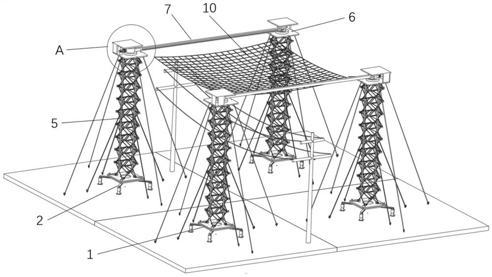 A transmission line live operation spanning device