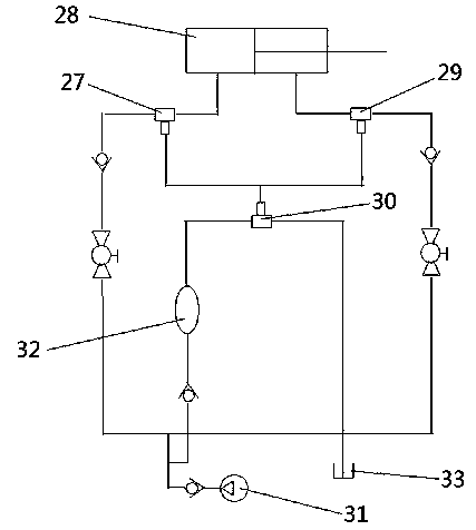 Two-way drive operation system