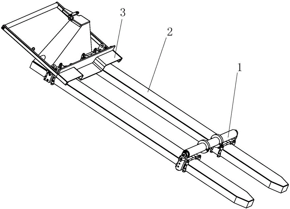 Detachable highway steel bridge carrying and erecting vehicle of average height installation