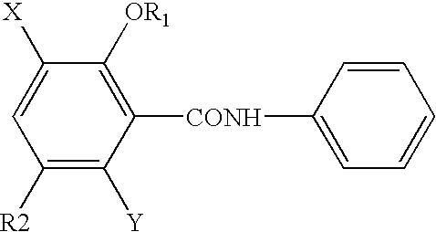 Novel Haloalkoxy-Substituted Salicylic Anilides