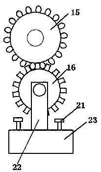 A continuous cylindrical grinding device