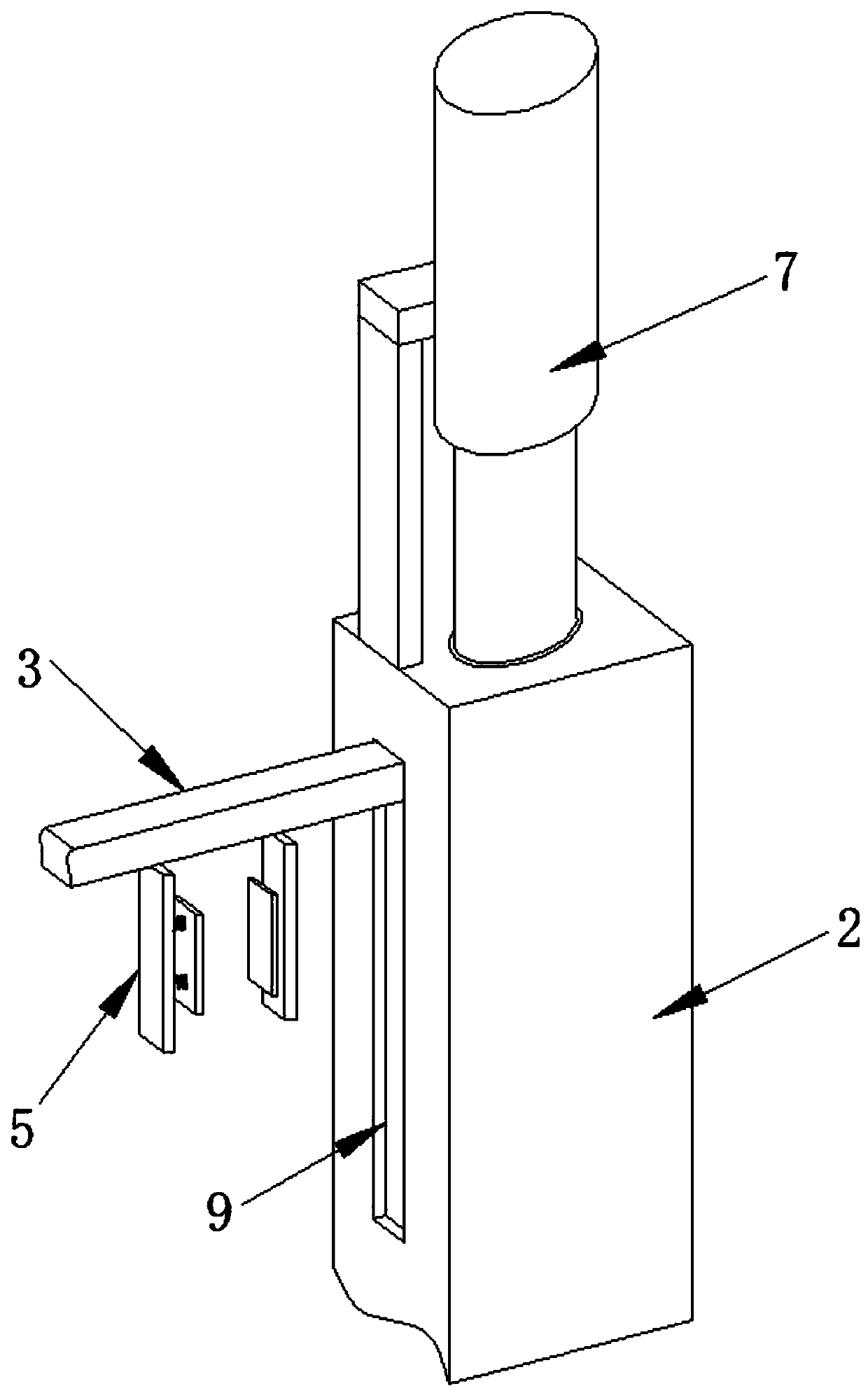 Automatic electroplating device and method for bolts