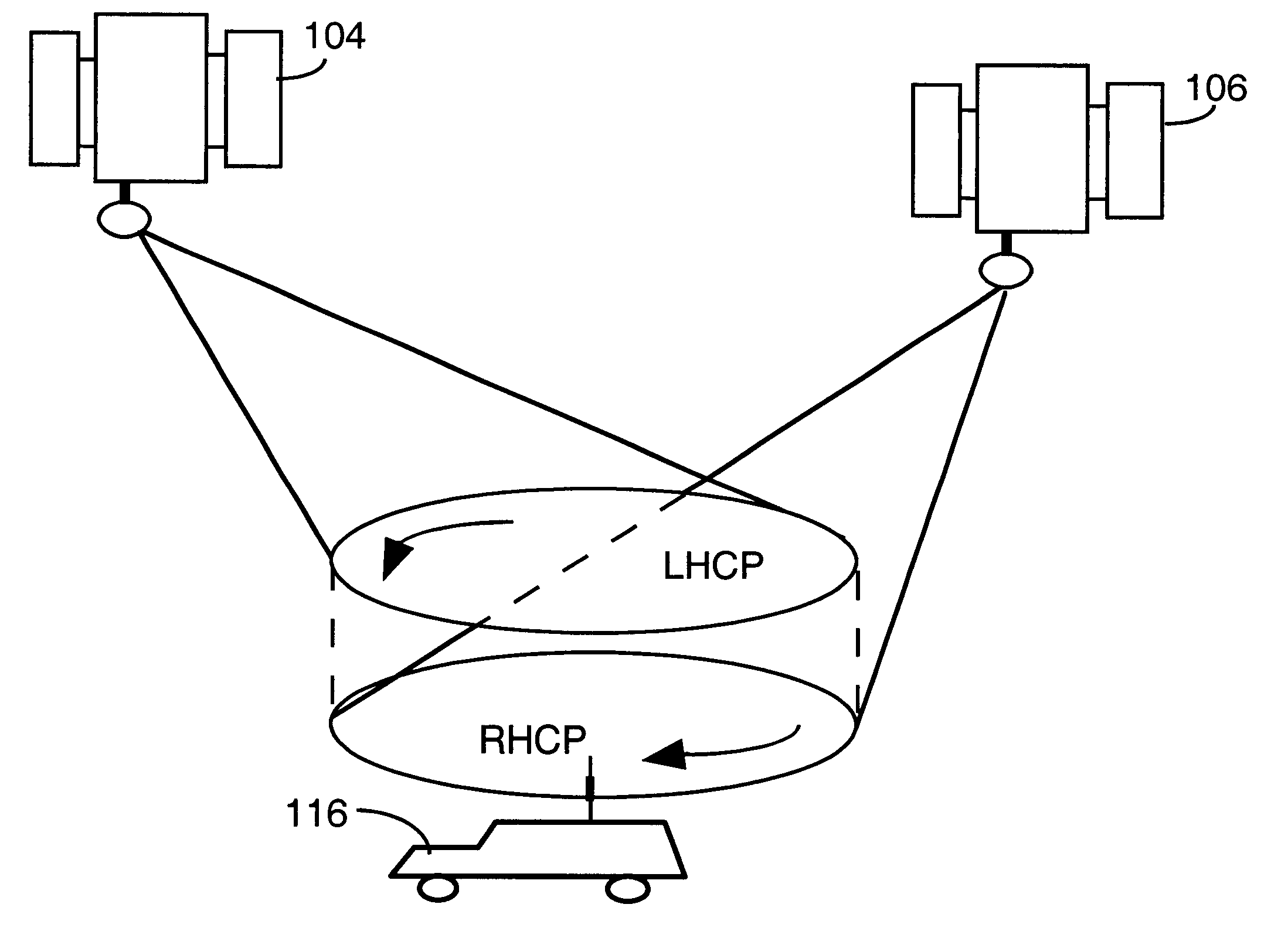 Method and apparatus for cross polarized isolation in a communication system