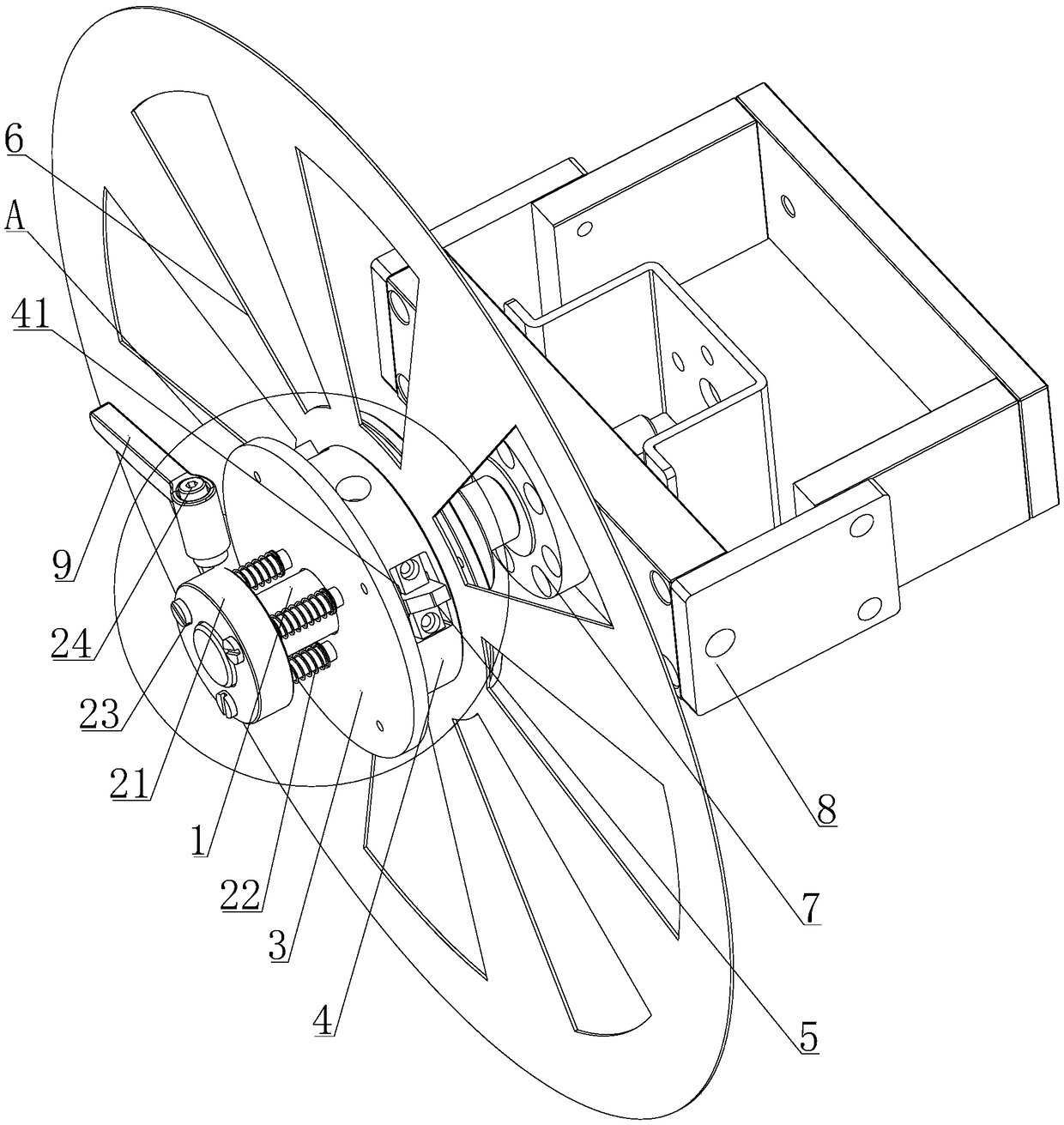 Loading device for cotton sliver sticking equipment