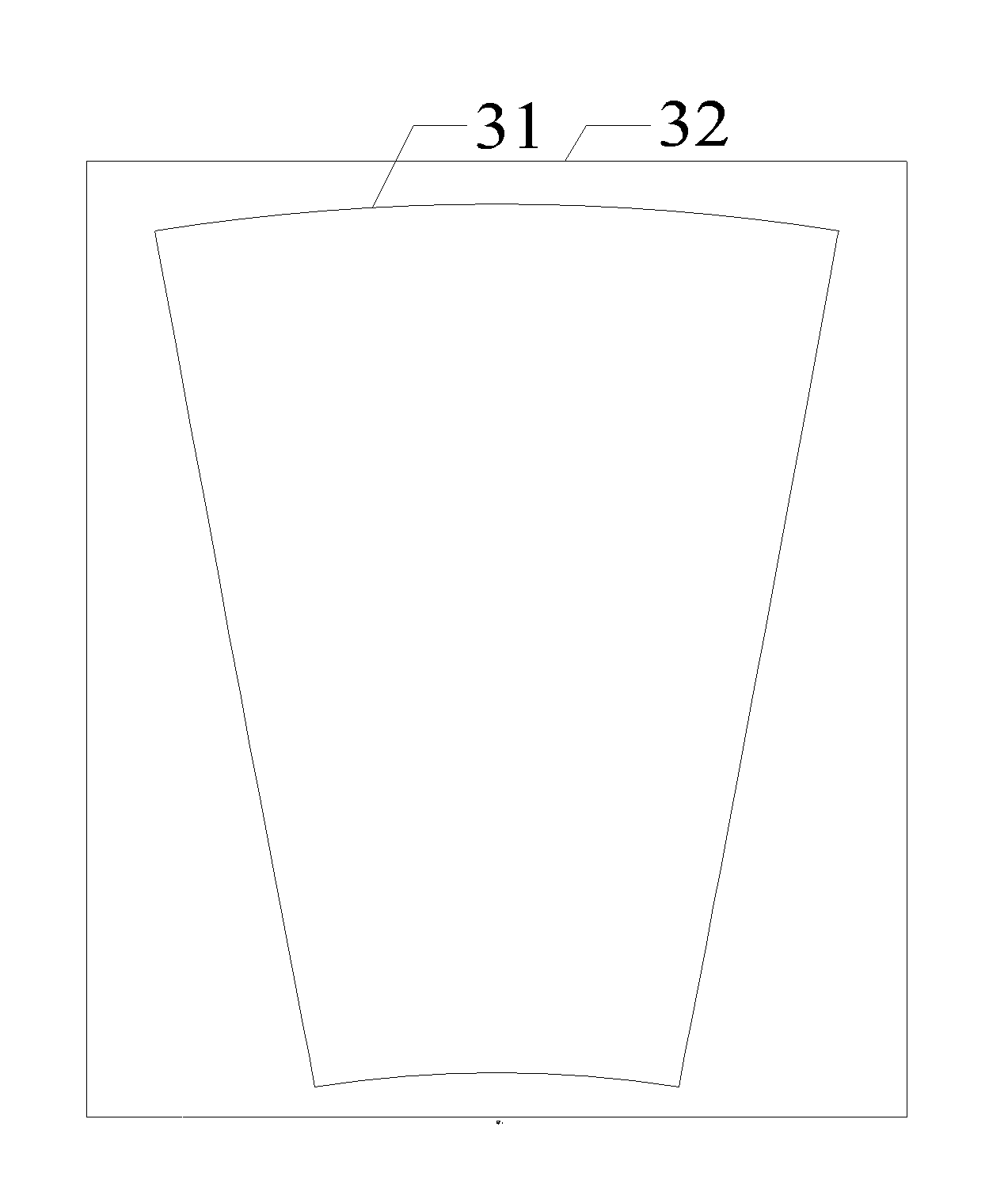 Method for forming shaped convex surface type high-precision reflection panel with honeycomb sandwich structure