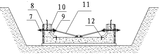 Continuous construction method for aluminum alloy template for comprehensive pipe rack