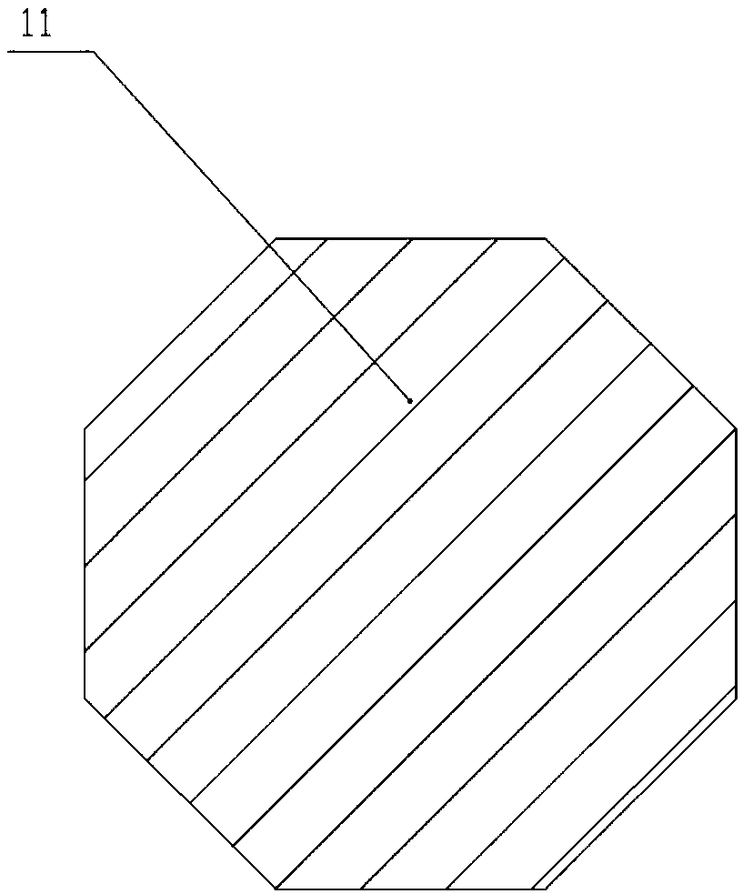 High-amplitude vibration amplitude variable rod for ultrasonic high-speed vibration auxiliary processing