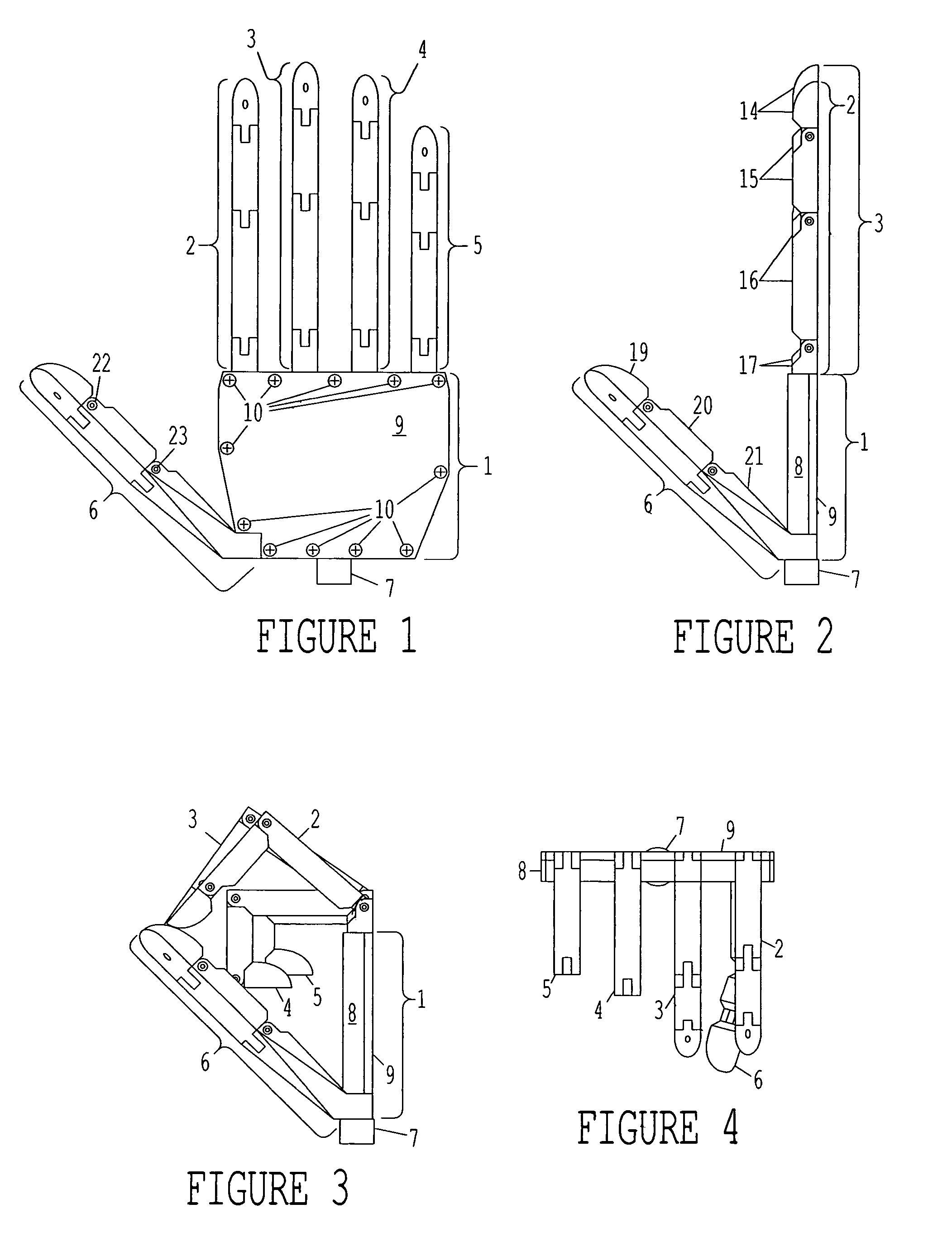 Prosthetic hand having a conformal, compliant grip and opposable, functional thumb