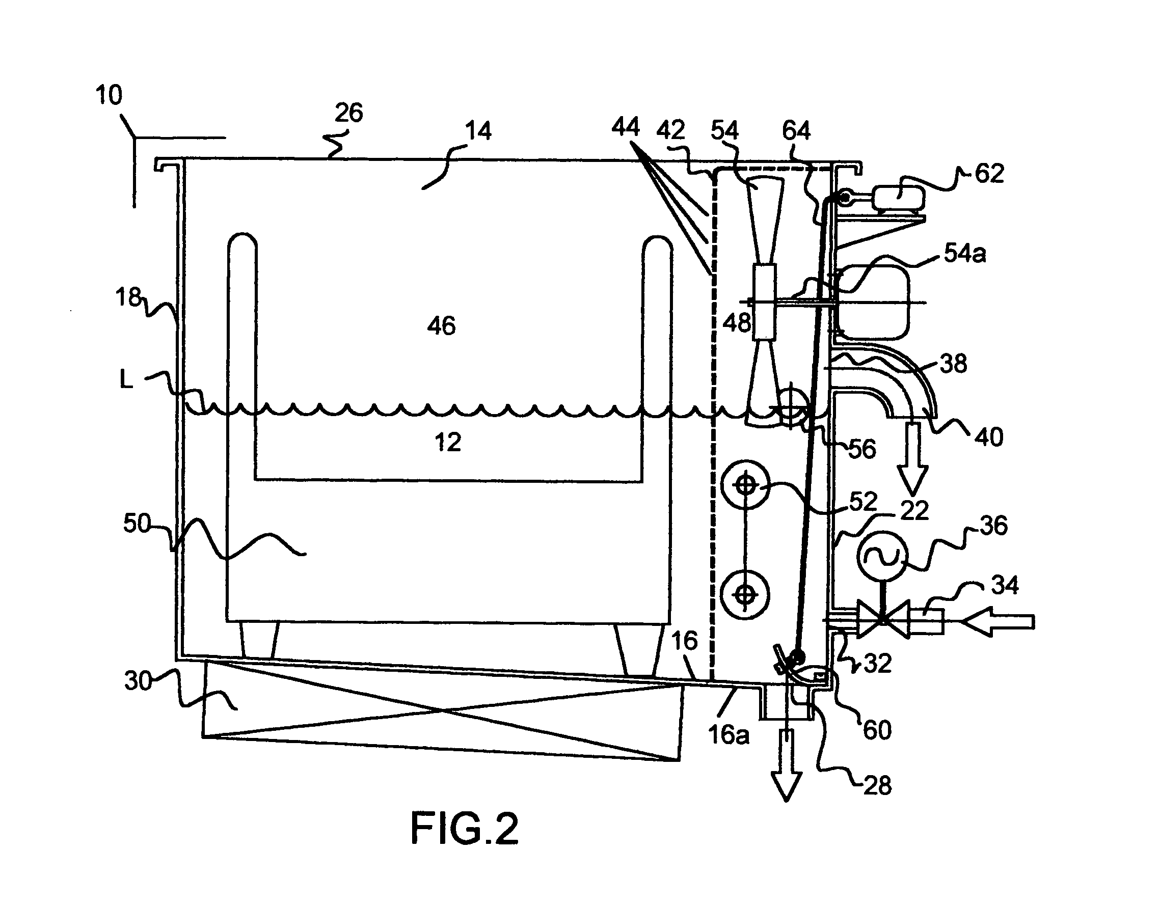 Automated ultrasonic cleaning apparatus with trigger means for draining fluid therefrom