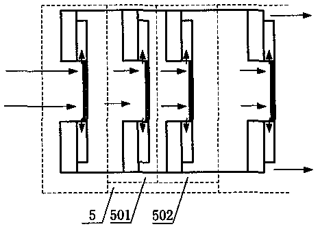 Multi-stage cyclone tube type construction machinery air filter