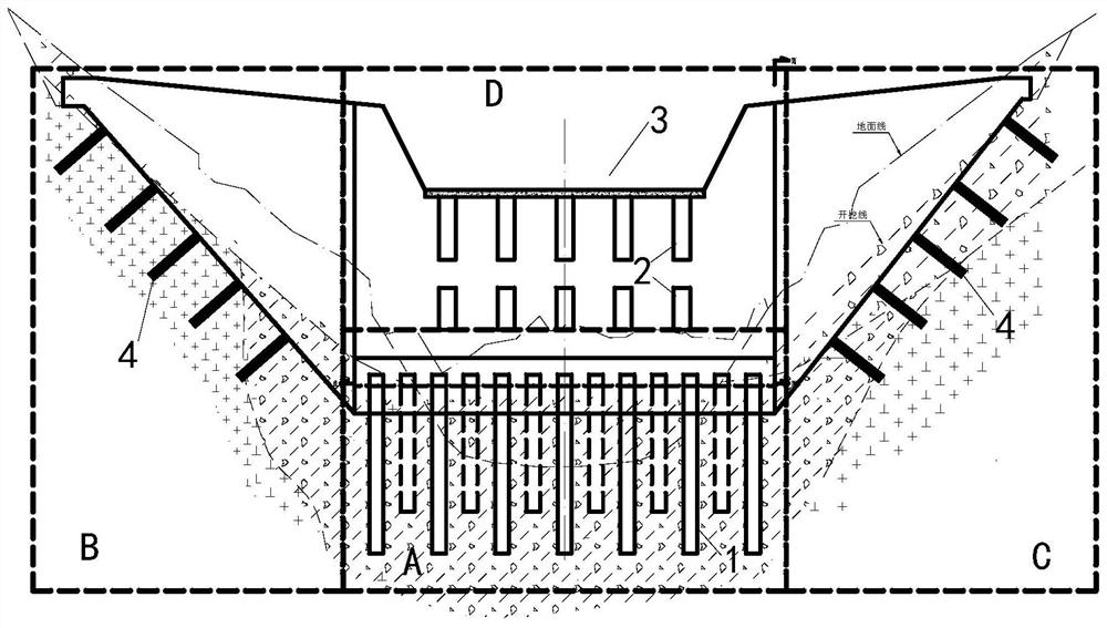 Ultra-large-scale flood mud-rock flow prevention and control method