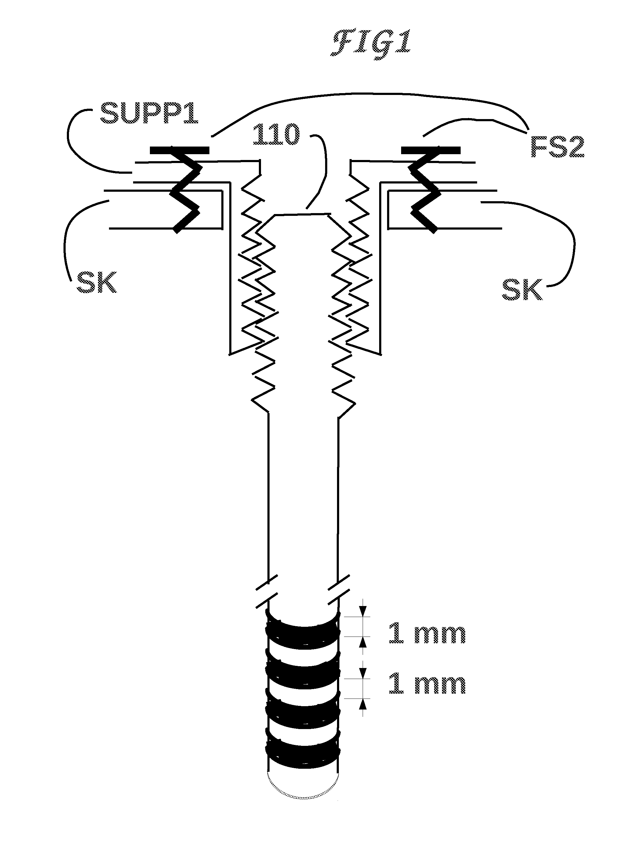 Device and means for adjusting the position of DBS brain and other neural and muscular implants