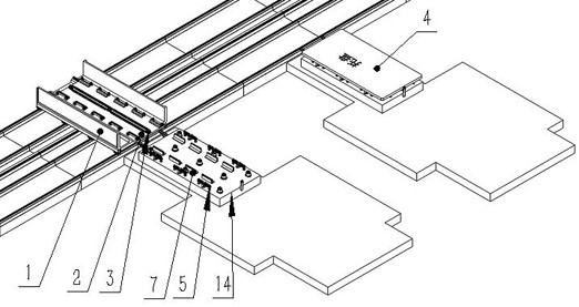 Heavy-load RGV system for flexible production line