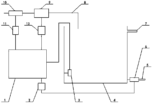 Variable-frequency water supply device and method for centralized water supply system