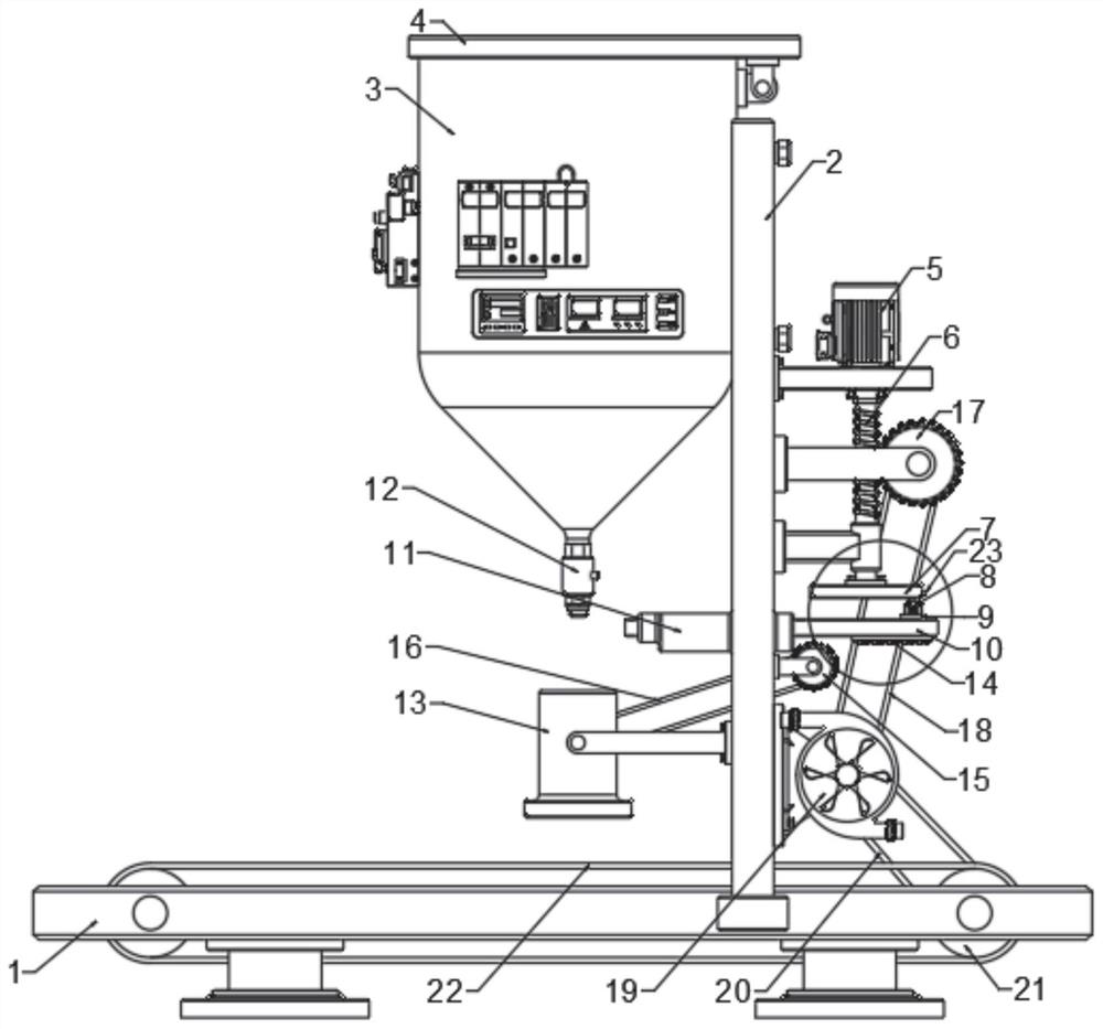 A thermoforming structure and flavone preparation equipment