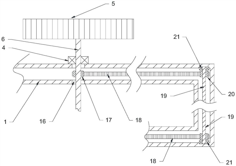 Gynecological diagnosis and treatment vaginal dilator with linkage structure