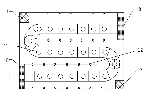 Cold air blast strip fixing equipment for producing fresh wet noodles