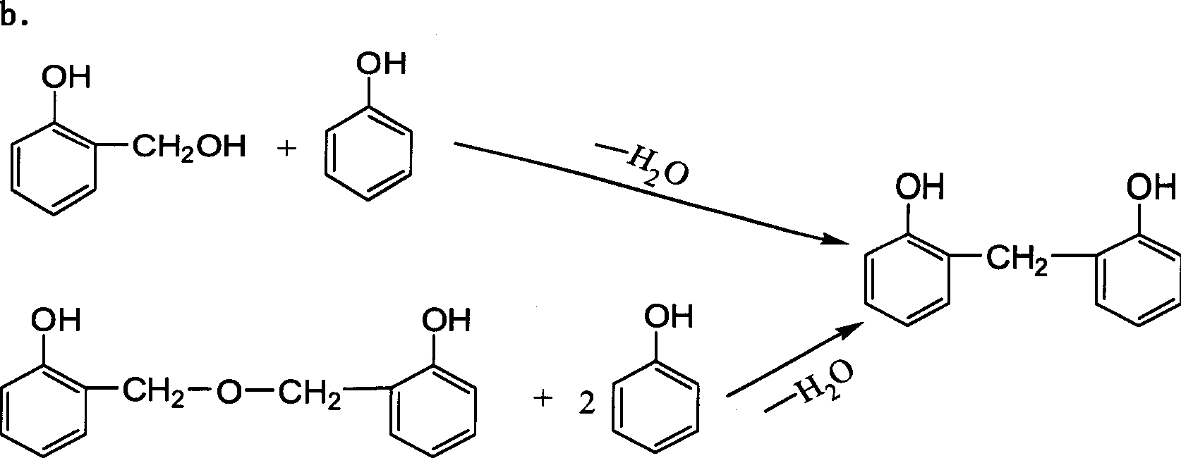 Characteristic aldehyde-less cold core box resin