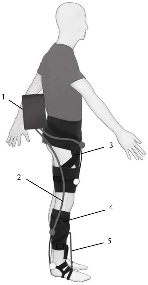 Flexible lower limb rehabilitation robot for assisting cerebral apoplexy sufferer to recover pace