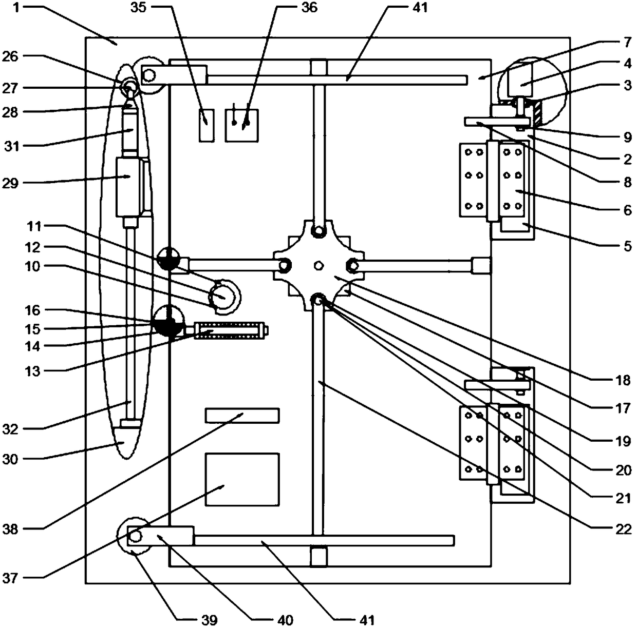 Commercial safety door with self-locking burglary prevention function