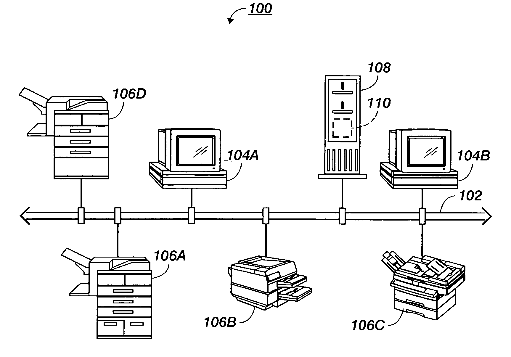 Method, apparatus, and article of manufacture for estimating parameters of a probability model on shared device usage probabilistic semantic analysis