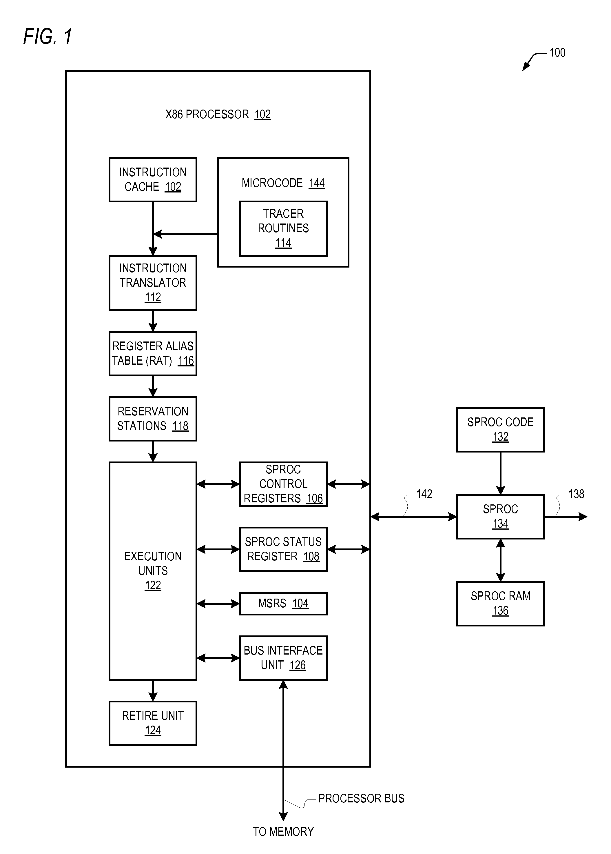 Debuggable microprocessor