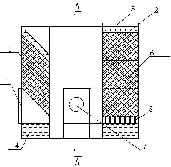 Semi-press-in type evaporating cooling multi-temperature water chilling unit and air conditioning device thereof