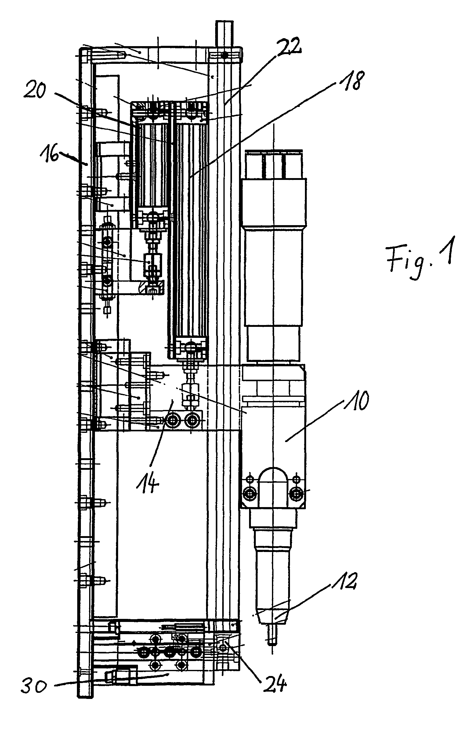 Apparatus and method for loading a riveting module with blind rivet nuts