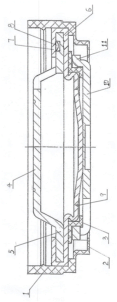 Cylindrical lithium battery cap