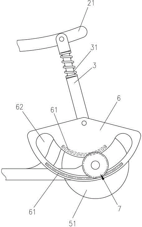 Swinging type labor-saving body building vehicle