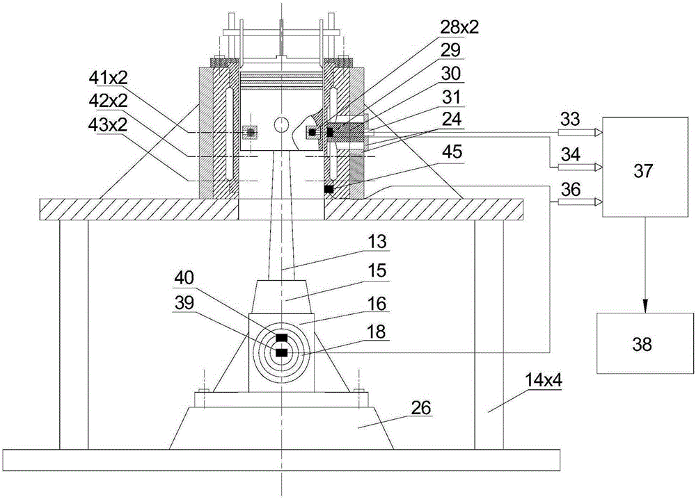 Simulation test platform for measuring thickness of oil film between cylinder sleeve and piston of diesel engine based on Gamma rays