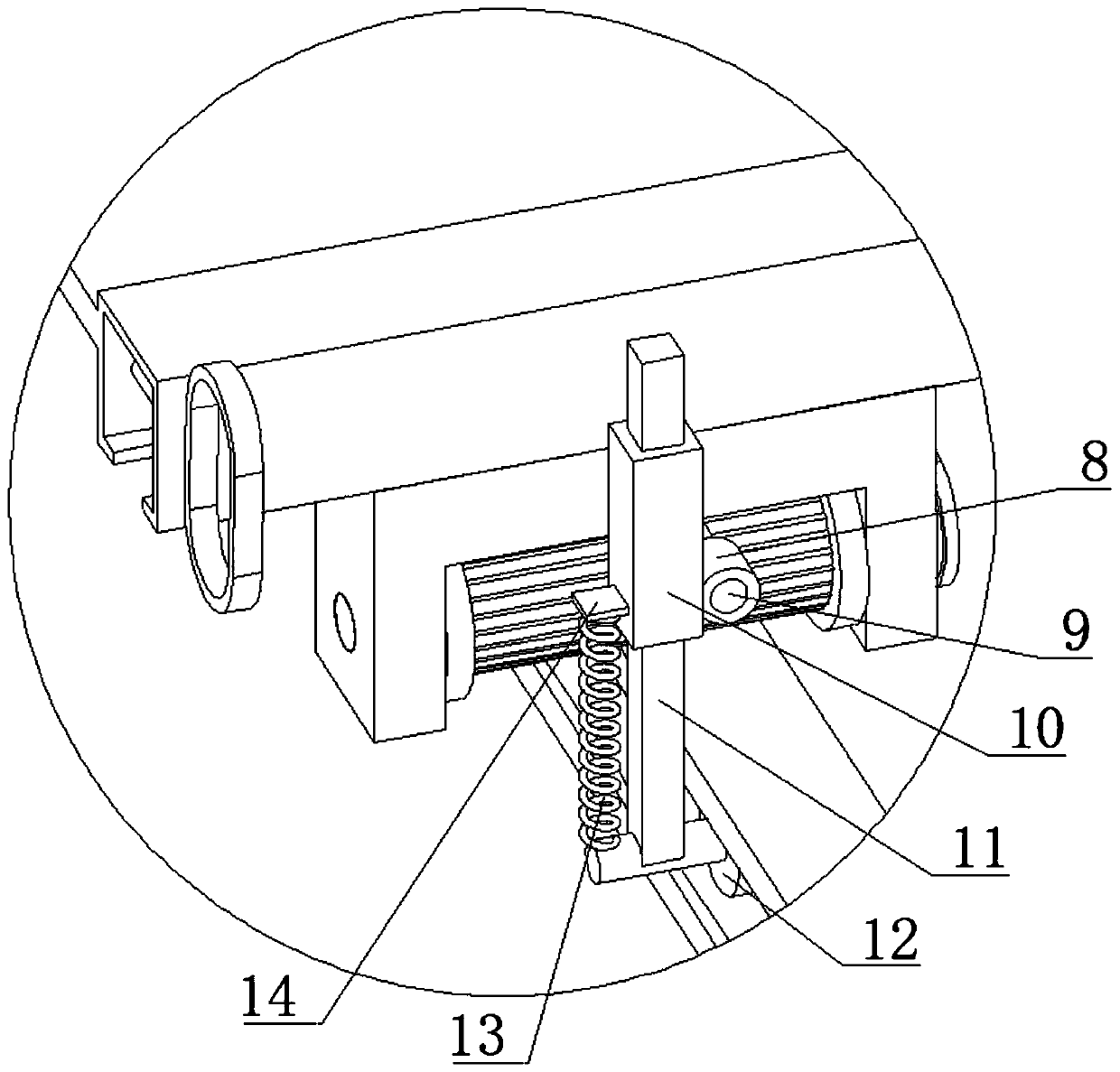 Moped for mounting of steel bracing wires and use method of moped