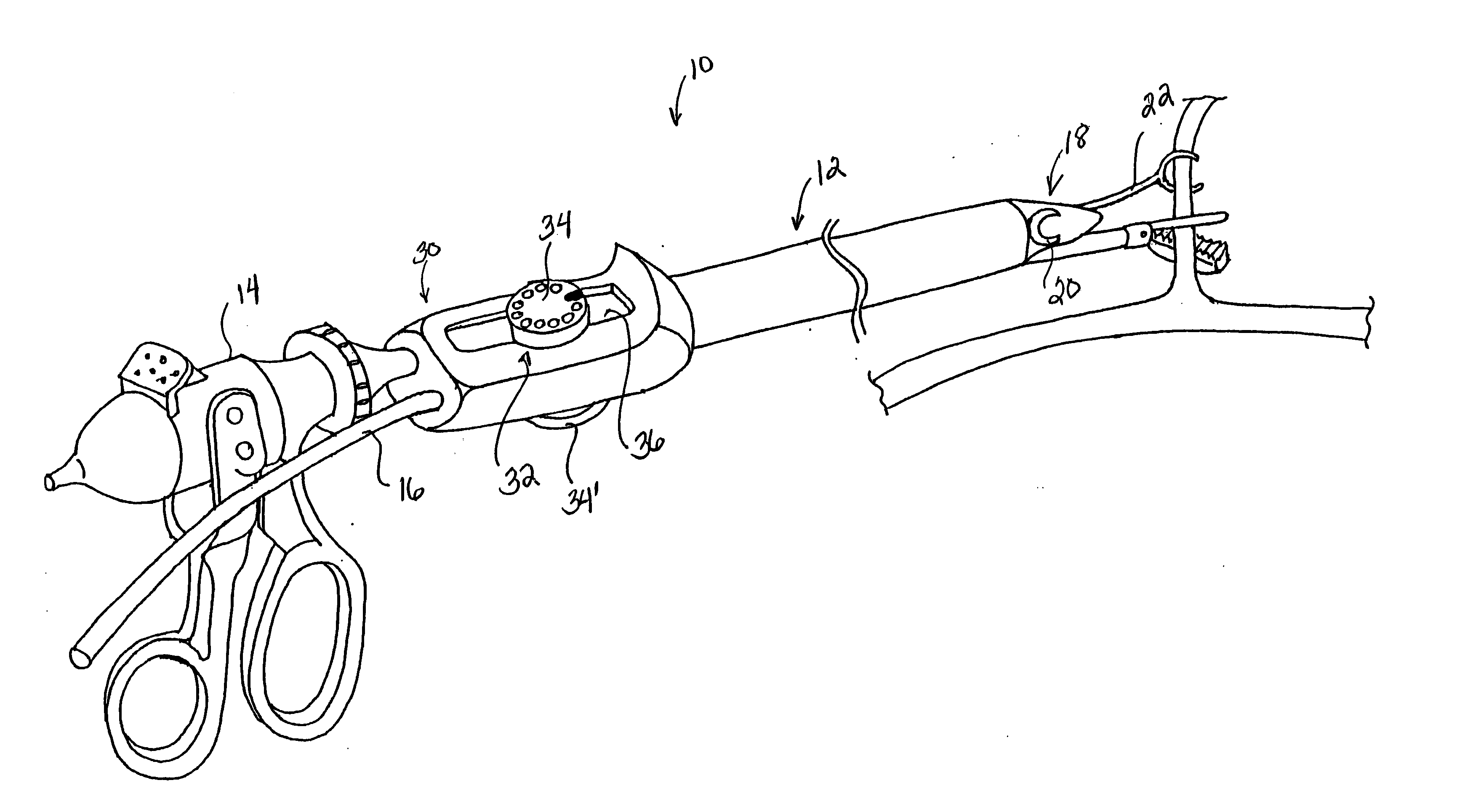 Vein dissector, cauterizing and ligating apparatus for endoscopic harvesting of blood vessels