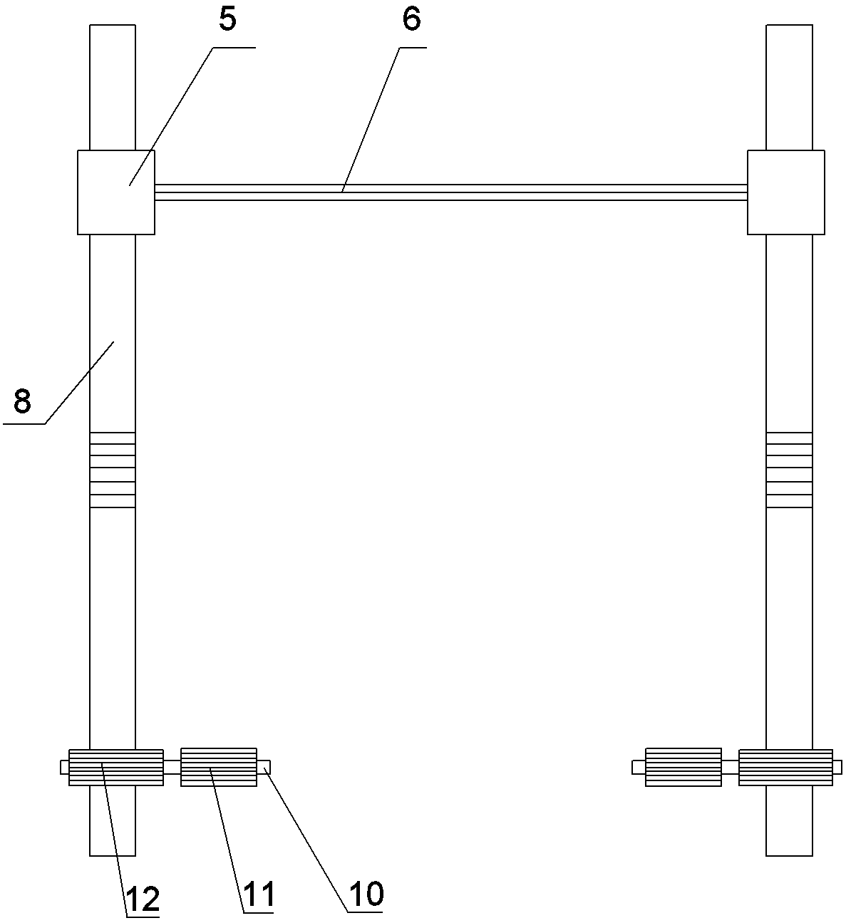 Device for sponge sheet machining