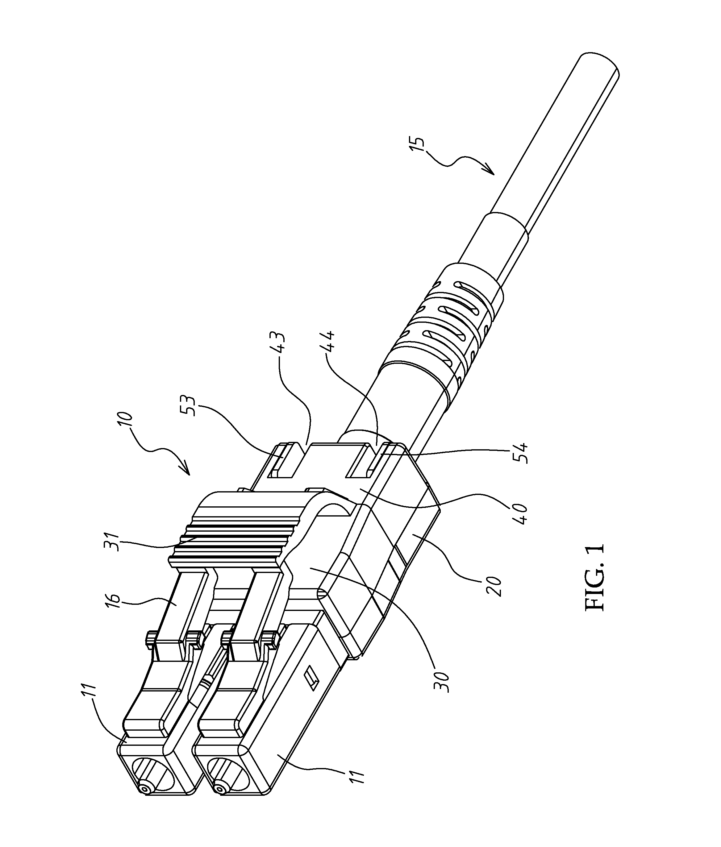 Tracking jumper cable assembly