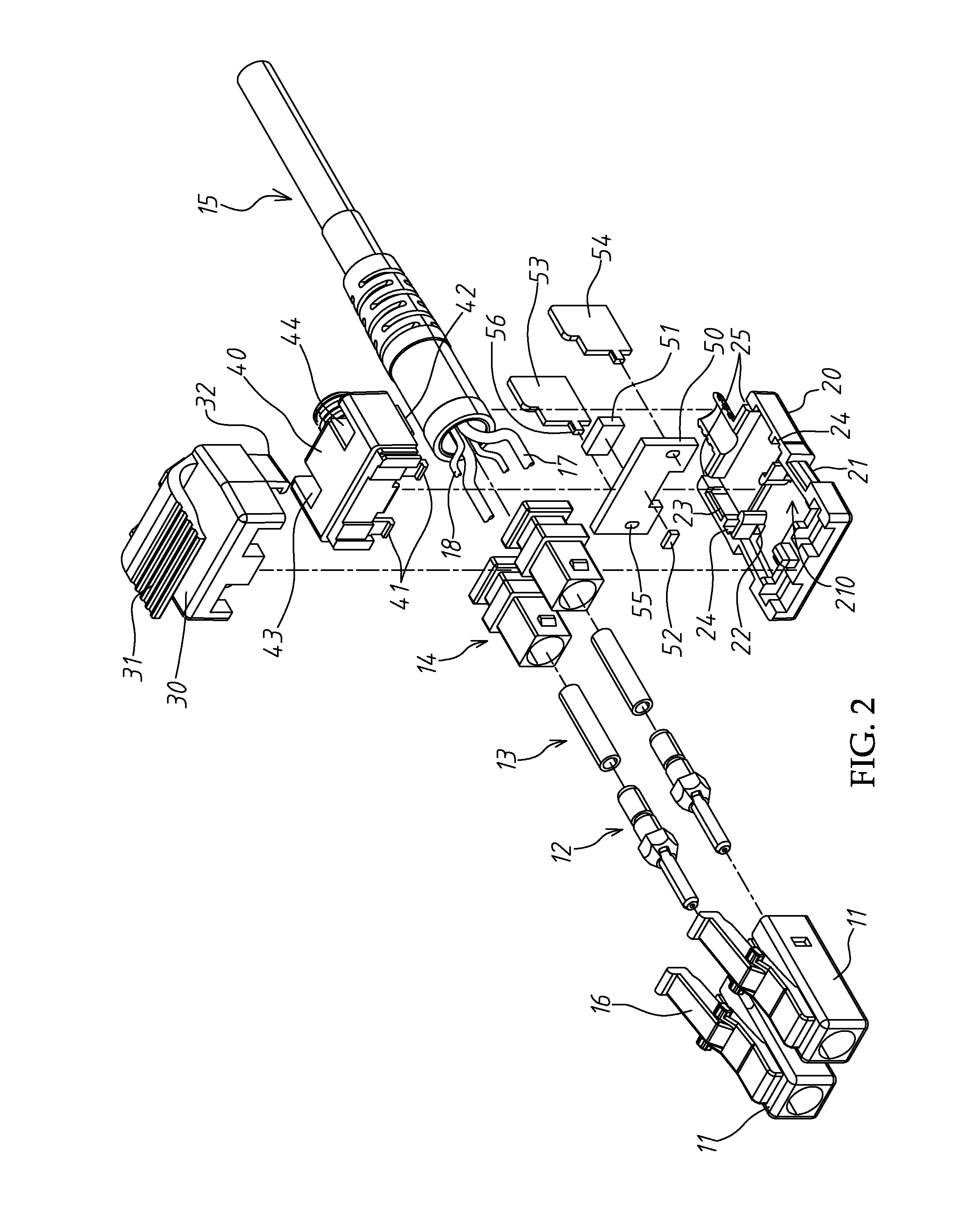 Tracking jumper cable assembly